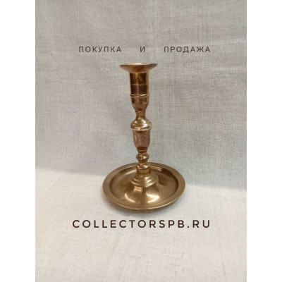 Подсвечник. Бронза. Российская империя. h = 17 см