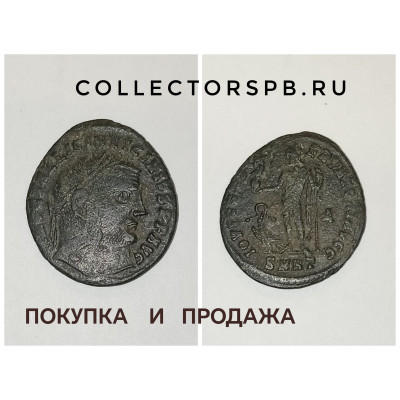Монета  Фоллис (нумий). Лициний I. Древний Рим. 