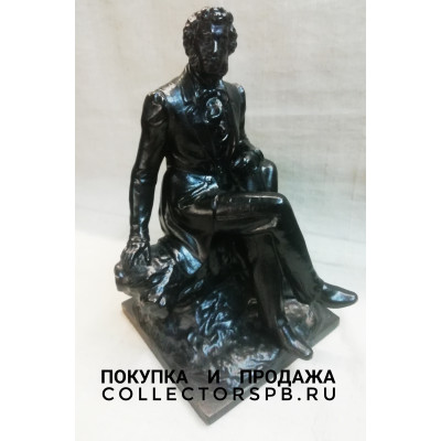 Скульптура, памятник А. С. Пушкин в Болдино. Чугун. Касли. 