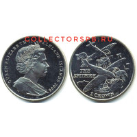Монета 1 крона 2008 год. Фолклендские острова. Спитфайр. 