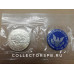 Монета 1 доллар 1974 год. США. Орел (лунный). Серебро. 