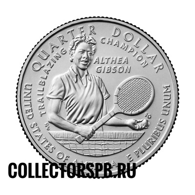 Монета 25 центов 2025 год. США. Женщины Америки. Алтея. N20 