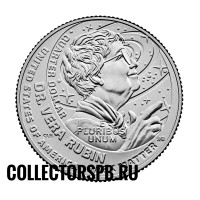 Монета 25 центов 2025 год. США. Женщины Америки. Вера Рубин. 
