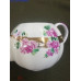 Заварочный чайник с цветочным рисунком. Роспись, позолота. Дулево.
