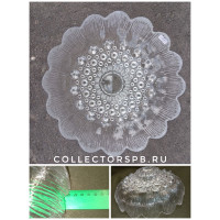 Ваза для фруктов, блюдо, тарелка, салатник. Хрусталь СССР. 