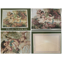 Картина "Ангелы". Гобелен. Размер: 660х470 мм.