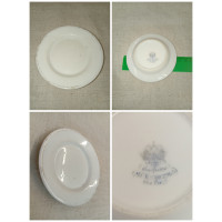 Фарфор. Кузнецов в Риге. Российская империя. D: 10,4 см.