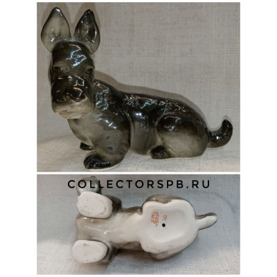 Статуэтка собака Скотчтерьер. Фарфор ЛФЗ СССР. В отличном состоянии. Статуэтка собака Скотчтерьер. Фарфор ЛФЗ СССР. В отличном состоянии.