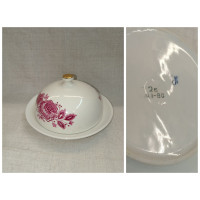 Масленка. Фарфор ЛОЗ СССР. Деколь. В отличном состоянии.