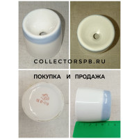 Чернильница - непроливайка. Фарфор СССР. Полонский фарфоровый завод.