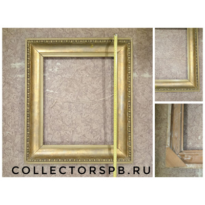 Старинная большая крепкая рама. Дерево. 72,5 х 62,5 см. 