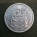 Монета 25 центов 1964 год. Канада. Серебро.