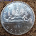 Монета Канада 1 доллар 1961. Серебро.